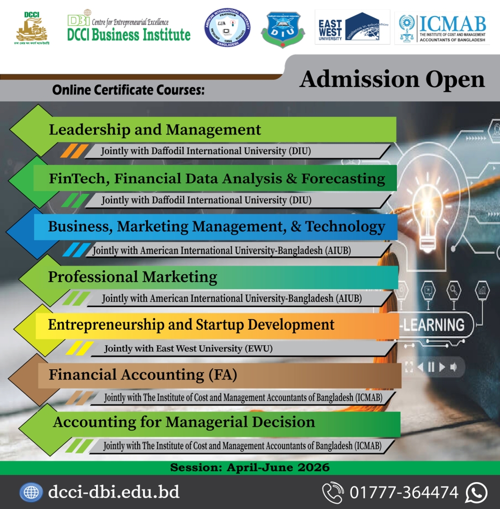 The deadline for admission to the Certificate Courses has been extended to April 23, 2026.