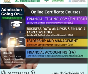 Admission is going on for the Online Certificate Courses
